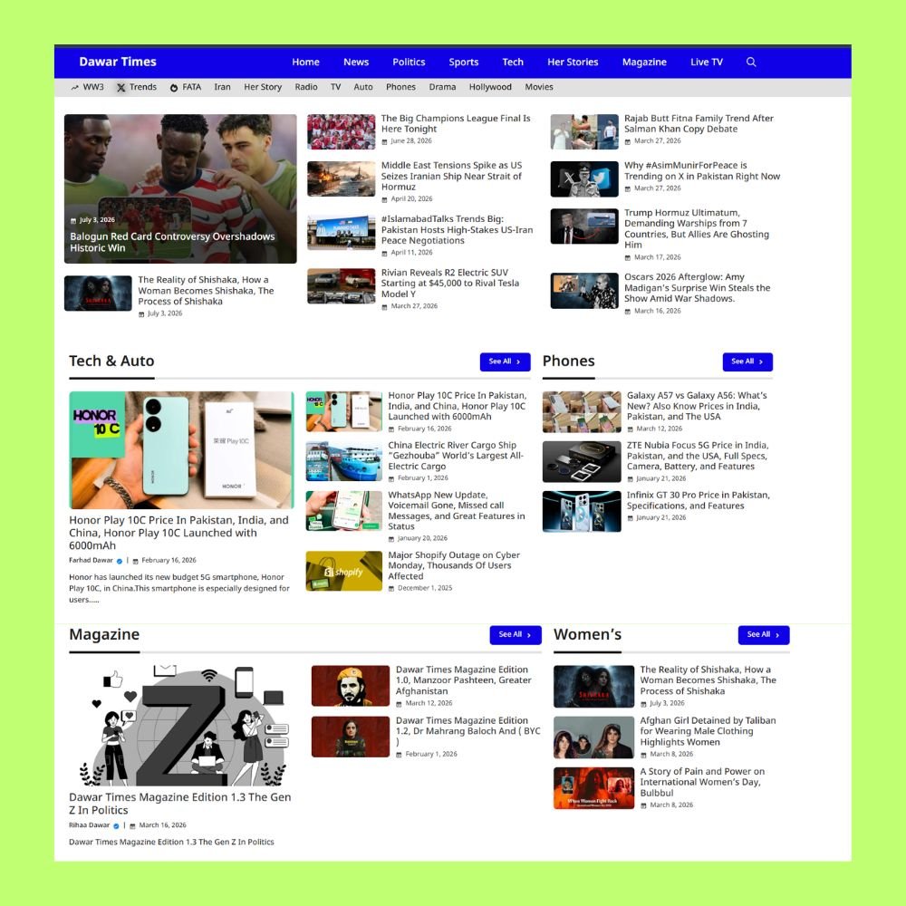 Dawar News Pro Template